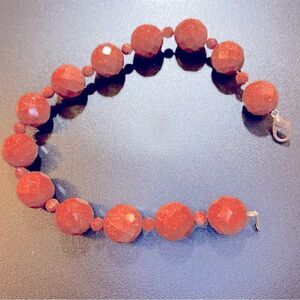 Glittery Goldstone Bracelet 8” Gorgeous